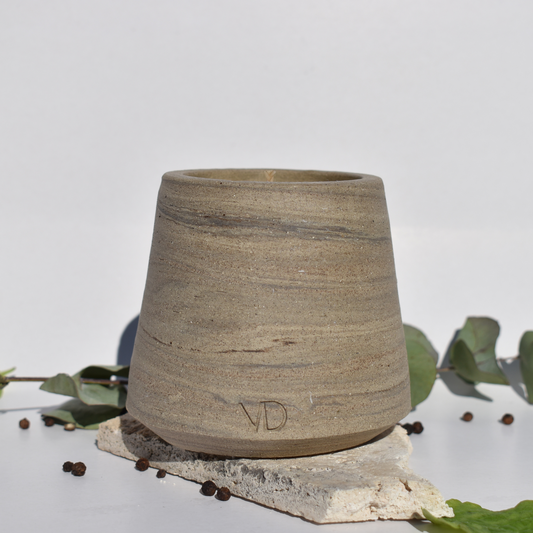 Bougie Fusion d’Argile - Menthe poivrée et eucalyptus - Pièce unique